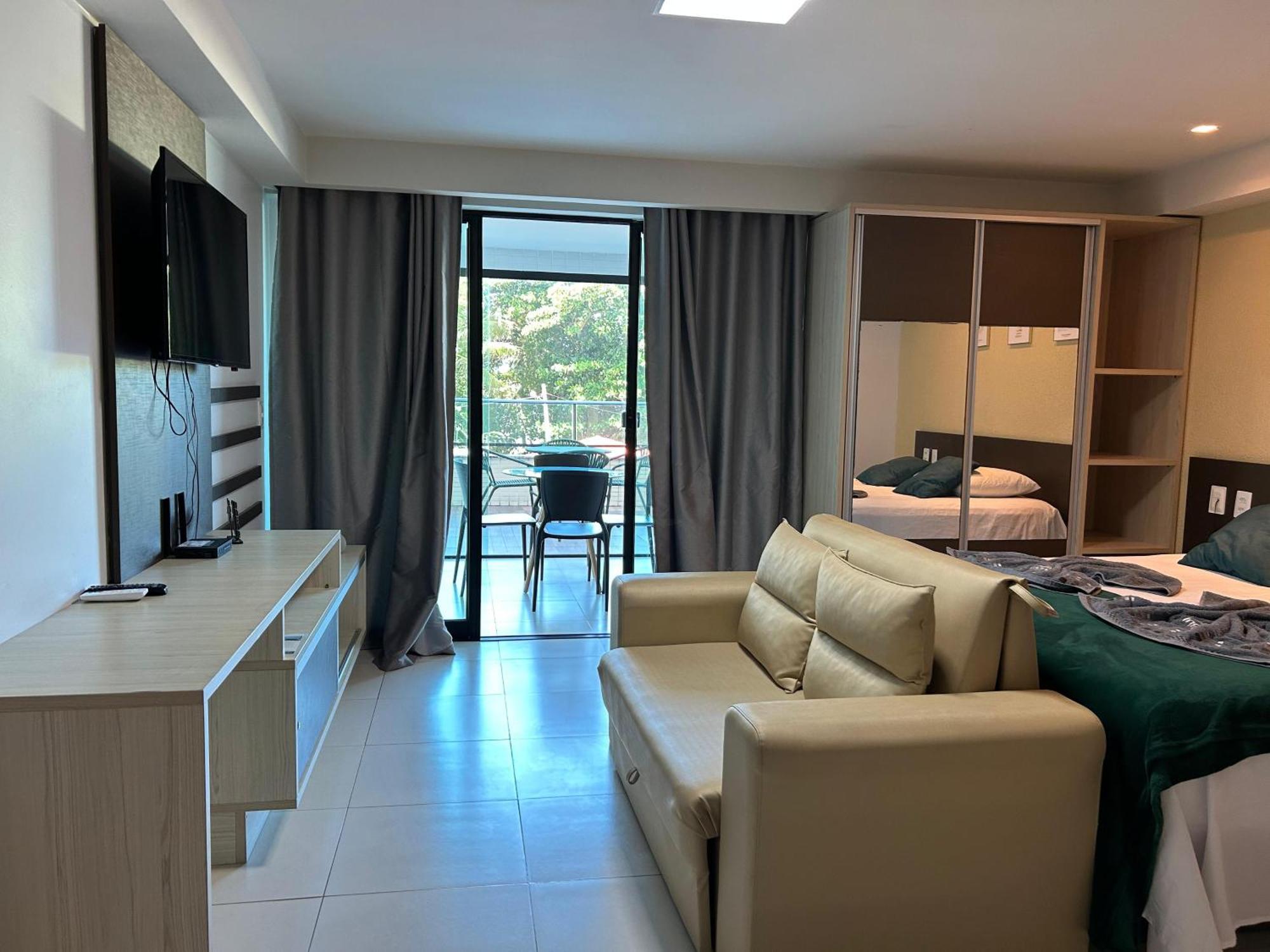 Tabatinga Flat - Beira Mar Aparthotel Конде Екстериор снимка