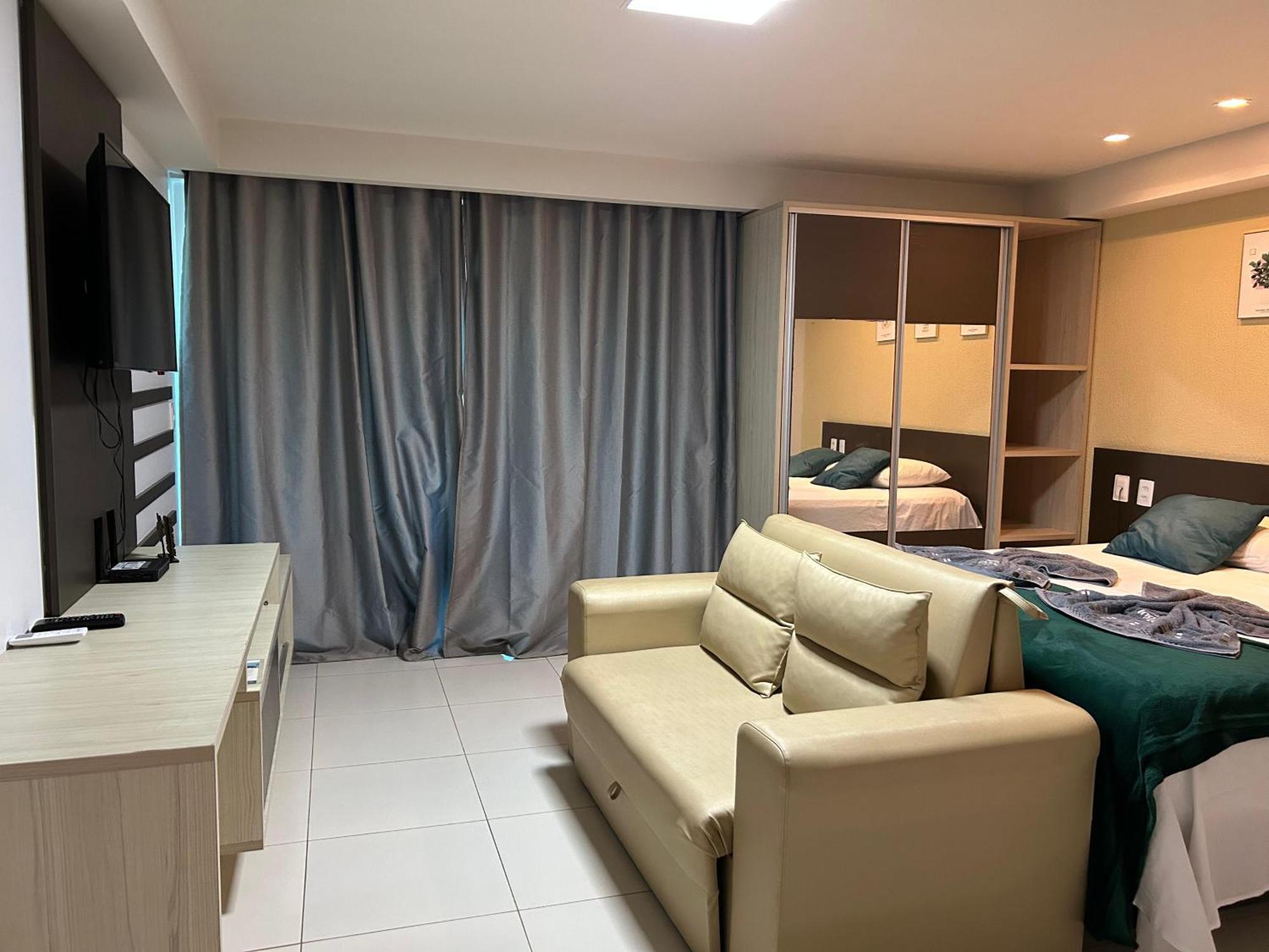 Tabatinga Flat - Beira Mar Aparthotel Конде Екстериор снимка